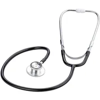 Medi-Inn+ Medi-Inn Stethoskop Doppelkopf, 1-Schlauch-System, schwarz, PZN: 04461778, 1