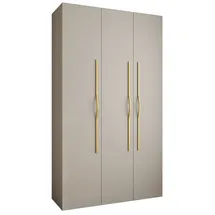abiks möbel Drehtürenschrank COMO 140 x 245,5 x 40 cm Gold