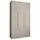 abiks möbel Drehtürenschrank COMO 140 x 245,5 x 40 cm Gold