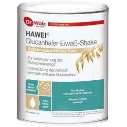 Dr. Wolz HAWEI Glucanhafer-Eiweiß-Shake Geschmack Natur 422 g Pulver