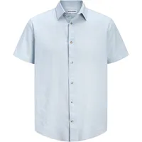 JACK & JONES Kurzarmhemd Blau M