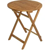 Estexo Balkontisch Klapptisch Ø 57 x 72,5 cm Braun