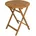 Balkontisch Klapptisch Ø 57 x 72 5 Braun