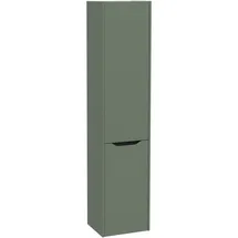 Vitra Integra Square Hochschrank 40 x 35 x 180 cm Moosgrün Glas/Metall/MDF