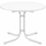 Beautissu Bistroni Bistrotisch Ø 80 x 70 cm Weiß