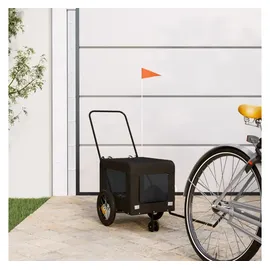 vidaXL Hundeanhänger schwarz 2023