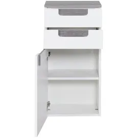 Held Möbel »Siena«, BxHxT: 40 x 79 x 27 cm, - weiss