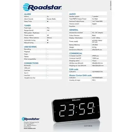 Roadstar CLR-2615
