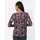 CREATION L Druck-Shirt in burgund-ecru-gemustert | Gr.: 48