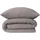 SCHIESSER Molly Musselin Grau 155 x 220 cm + 80 x 80 cm