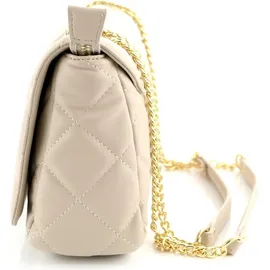 Valentino Ocarina Umhängetasche Kunstleder Beige/Weiß