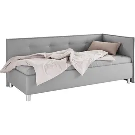 MAINTAL Polsterliege 100 x 200 cm Grau