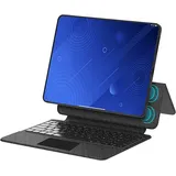 ISY ITF-1003 mit Tastatur Folio Schutzhülle Dunkelgrau