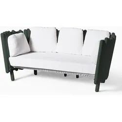 Design Sofa Canisse  Indoor – Outdoor Serralunga - Antracite