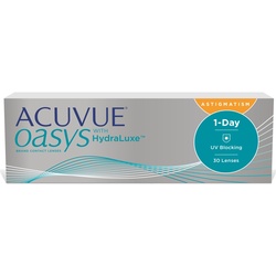 ACUVUE OASYS 1-Day for Astigmatism 30er with HydraLuxe Tageslins