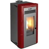 KALOR Pelletofen | Perfecta Maiolica Lucia 8 | 6,3 kW | Bordeaux