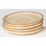 gipfelstück Dessertteller 22 cm beige 4er Set