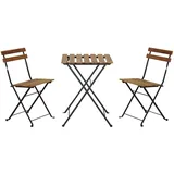 casa.pro Bistroset Bovino 3-tlg. Braun