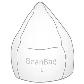 Sitting Point BeanBag Brava 70 x 90 cm tomate