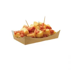 600 Stk. Kraftkarton-Schalen für frittierte Speisen 200cc Ref EG0036K