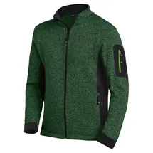FHB CHRISTOPH Fleecejacke Grün/Schwarz M