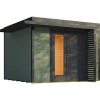 Weka Design Gartenhaus Pure Garden Amberley mit Design-Doppeltür -
