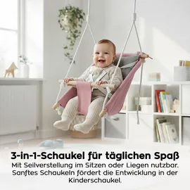 tulano Kinderschaukel Tulano Hop Rosa/Grau
