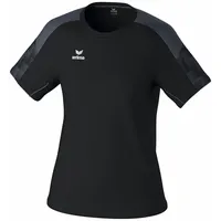 Erima Evo Star Kurzarm-T-Shirt Black / Slate Grey 34