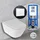 Geberit Smyle Square Compact Wand-WC mit WC-Sitz Weiß