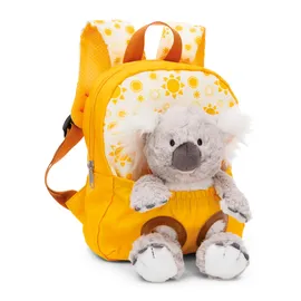 NICI Rucksack mit Plüschtier Koala 25cm gelb 21x26cm - Gelb