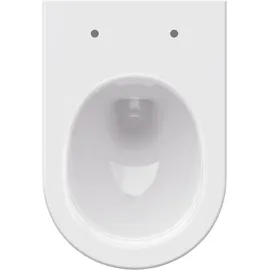 Lenz Melva Wand-WC mit WC-Sitz Weiß spülrandlos