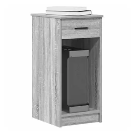 vidaXL Computerschrank mit Schublade Grau Sonoma 35x45x77 cm