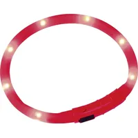 Nobby Visible Leuchthalsband Rot 40 cm