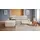PLACES OF STYLE »Pareli, L-Form, 259cm,m. Recamiere, Echtleder, Kunstleder, Webstoff«, man. o. elektr. Relaxfunktion, USB/Kopfteilverstellg u. LED