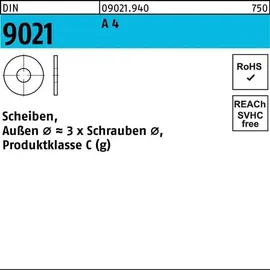 F. REYHER Nchfg. GmbH & Co. KG Scheibe DIN 9021 5,3 x 15 x 1,2 A 4 100 Stück