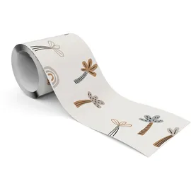 Muralo Bordüre Bäume im Boho-Stil 10 cm 300 g Beige/Braun/Grau 35001000