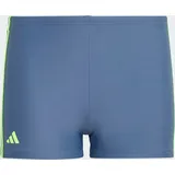 Adidas Classic 3-Streifen Boxer-Badehose Preloved Ink / Lucid Lemon 164