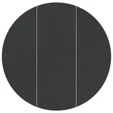 vidaXL Runde Poolabdeckung Schwarz Kunststoff Ø 366 cm