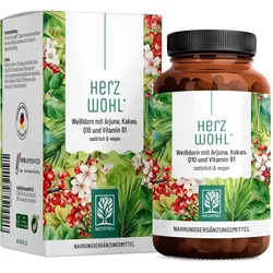 Herzwohl: Weißdorn mit Arjuna, Kakao, Q10 & Vitamin B1 60 St