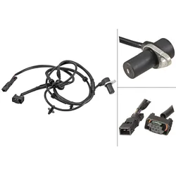 f.becker_line Sensor, Raddrehzahl hinten links  für SEAT STANDARD AUTOMOBILE AUDI VAG 8E0927807F 60507 10110560