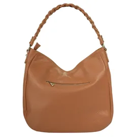Samantha look Henkeltasche Leder Brown