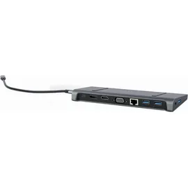 Gembird 9-in-1 Multiport Adapter A-CM-COMBO9-02