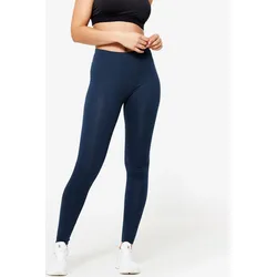 Legging Damen slim - 500 Fit+ blau M