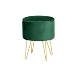 Möbel Kraft Pouf mit Stauraum 35 x 45 x 35 cm Grün