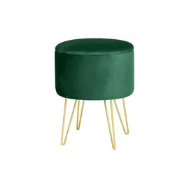 Möbel Kraft Pouf mit Stauraum 35 x 45 x 35 cm Grün