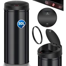 Kesser Automatik Sensor Mülleimer 30 l Silber