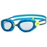 Zoggs Predator Junior Blue Lime Clear