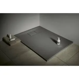Polysan s.r.o. FLEXIA Duschwanne 120x80x3,5cm Rechteck, weiss, Steindekor