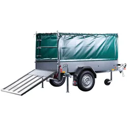 Stema Gartenanhänger Green Keeper 750 inkl. Stützrad, Abstellstützen, Hochplanenset