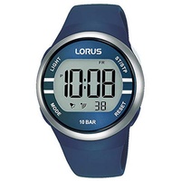Lorus Herren Digital Quarz Uhr mit Silicone Armband R2339NX9